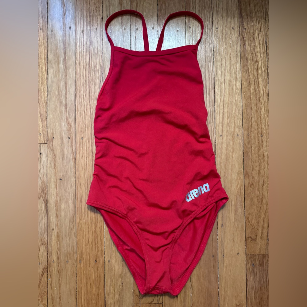 Arena training red swimsuit size 24